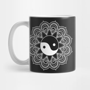 Mandala Ying and Yang gift idea Mug